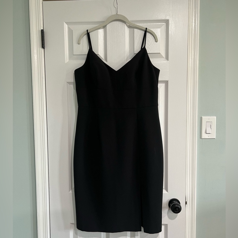 Eliza J Midi Black Dress